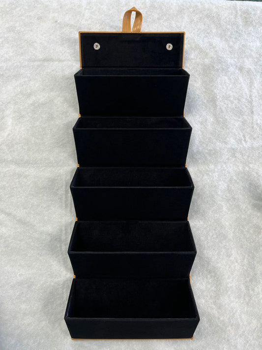 Étui de voyage en simili cuir (5 paires)